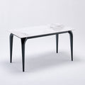 Rock slab dining table small apartment for homenew arrival modern casualaccessible luxury dining table rectangular dining table elephant leg dining table