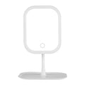Led makeup mirror - portable desktop vanity mirror with light for students, dorms, and travel - compact and portable