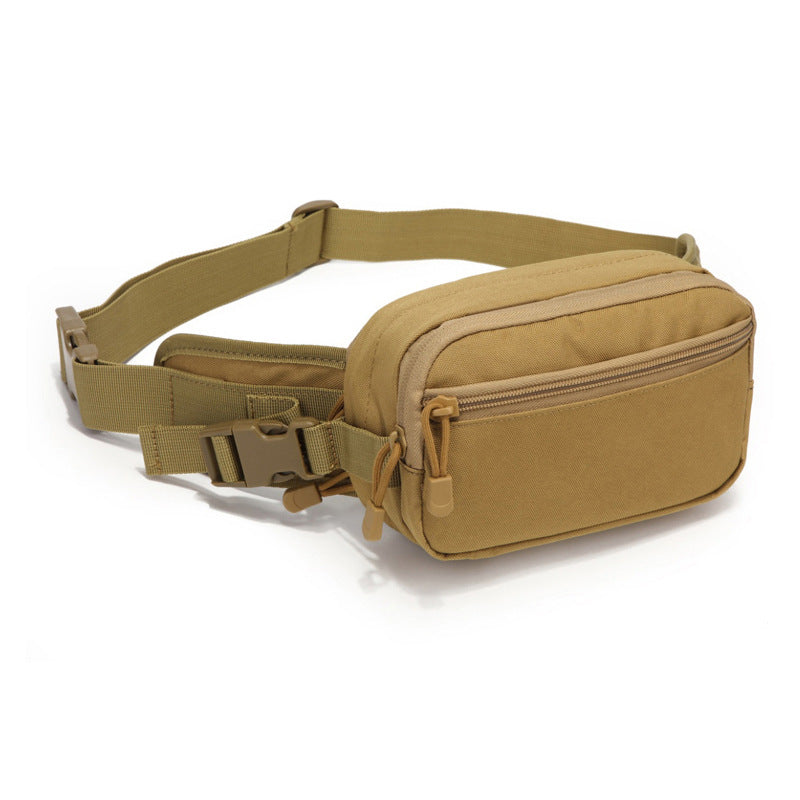 Outdoor tactical fanny pack Outdoor riding Multifunctional storage Waterproof fanny pack Wild CS combat waist new gun bag