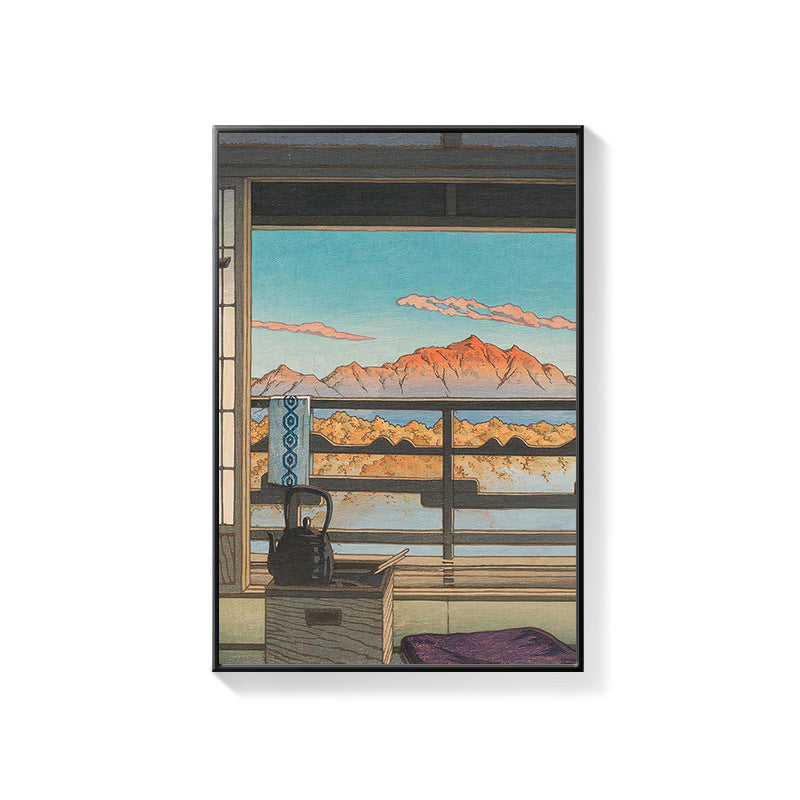 Japanese Mount Fuji decorative painting Ukiyo-e Japanese Japanese Japanese style Japanese style Japanese style restaurant box hanging painting B & B hotel mural