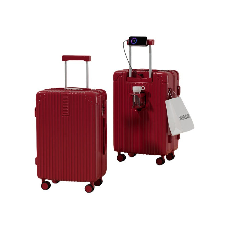 New child and mother suitcase silent universal wheel 20 inch boarding case large capacity trolley case 26 inch wedding case password