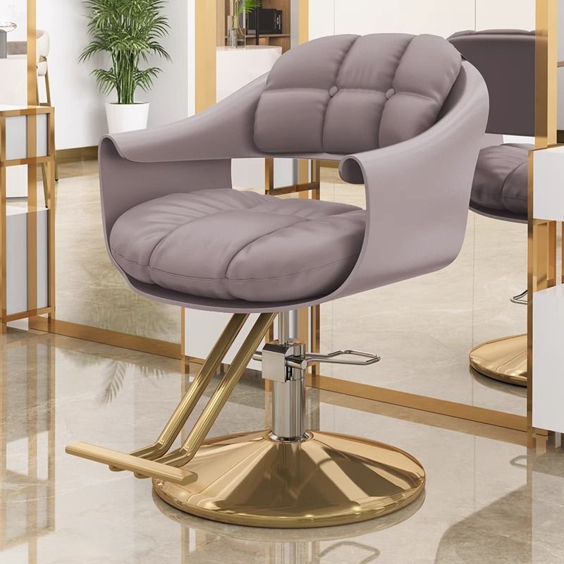 Hairdressing chair, hairdressing chair, internet celebrity hair salon, high-end hairdressing shop seat, hair cutting stool, stainless steel hairdressing chair