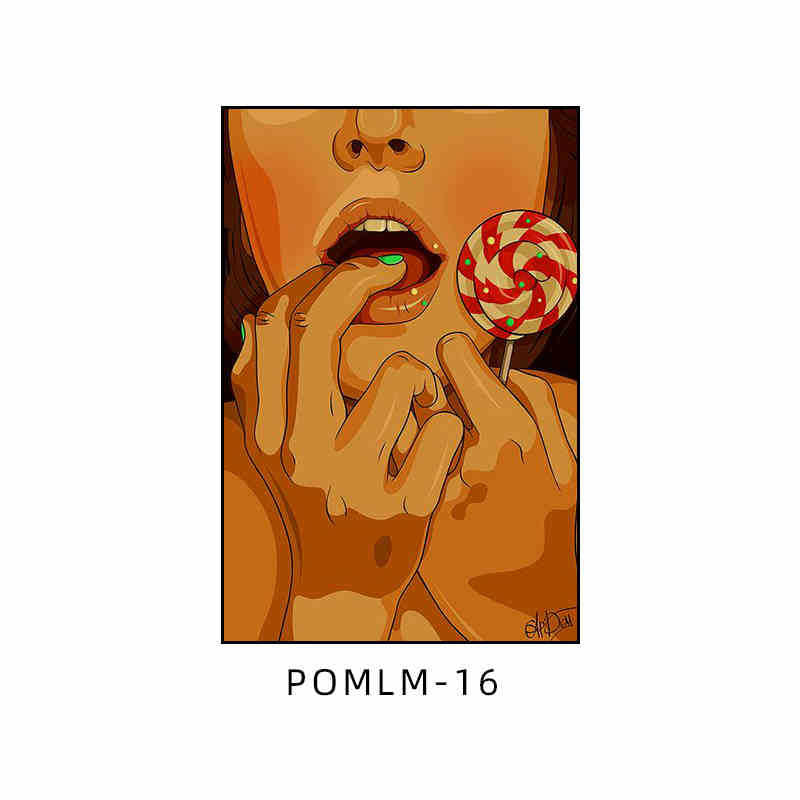 Bar decoration painting American retro tavern KTV box wall painting Love hotel bathroom toilet mural