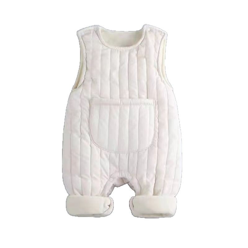 Baby rompers, overalls, and fleece-lined pants - newborn & toddler outerwear for autumn/winter