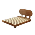 French antique style retro wooden bed 1.8 double bed master bedroom small apartment wedding bed modern simple 1.5 b&b