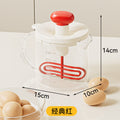 Multifunctional hand mixer with built-in whisk, press-down filter, and egg beater – perfect for cream whipping and baking