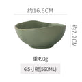 Stylish special-shaped bowls, plates, dishes, retro, good-looking restaurants, hotels, for home, steak plates, desserts, pastries, rice bowls