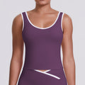 new arrival color matching double-sided brushed tight breathable long sports vest running fitness yoga wear tops for women