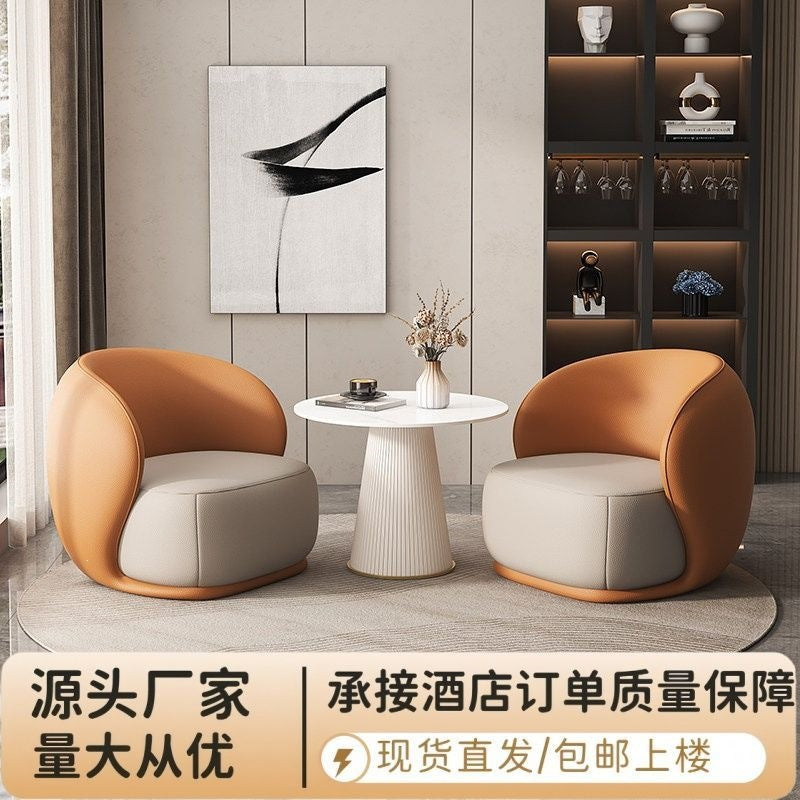 Nordic negotiation table and chair combination hotel sales office shopping mall reception lounge casualfor home balcony small sofa coffee table