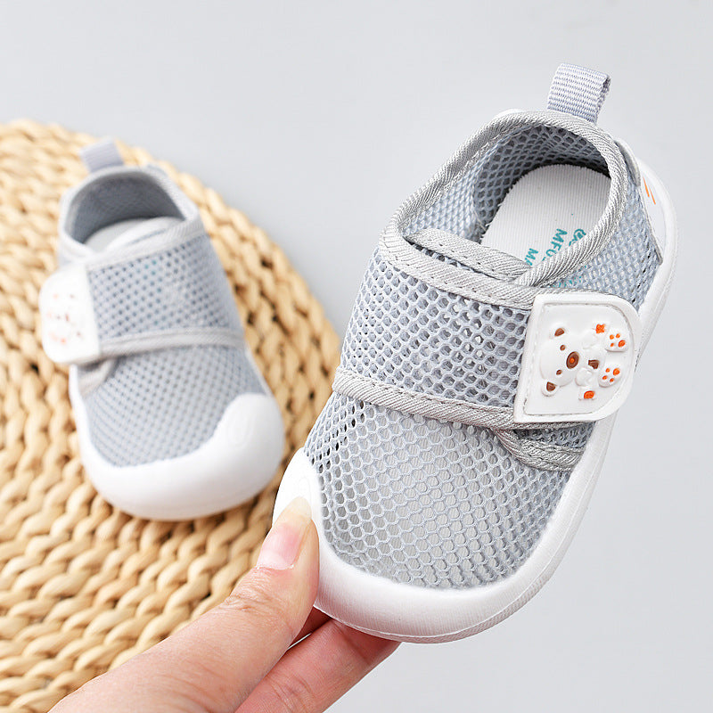 Yidian baby cloth sandals women's summer infant shoes new arrival toddler shoes one year old men's soft bottom