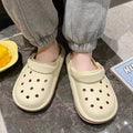 Personalized new arrival rubber and plastic feel fashion men's and women's clogs, lightweight non-slip toe shoes, inner and outer wear sandals