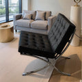 Light luxury single casual chair barcelona sofa chair designer normcore living room balcony lazy sofa chair stool