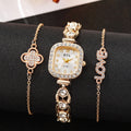 Women's quartz bracelet watch suitfashion small dial watch jewelry douyin popular trendy diamond women's watch women's watch