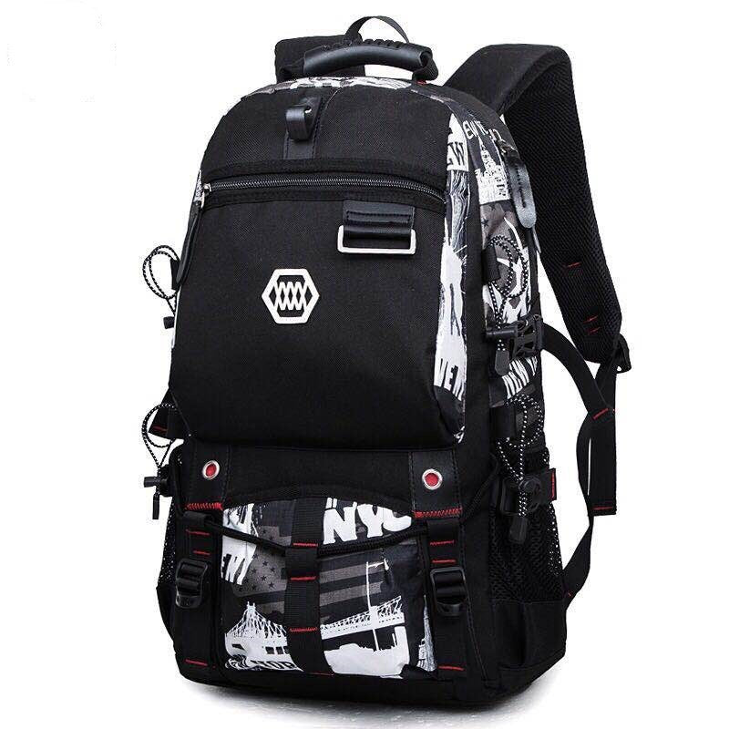 Cross-border new travel duffel bag Europe and America large-capacity outdoor backpack laptop backpack multi-function bag