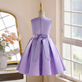 Girls' luxury satin dress - minimalist sleeveless pleated skirt, princess style - hot new arrival for cross-border e-commerce