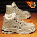 Northeast cotton shoesmenwinternon-slipfleece-linedheattechthickened snow boots men's high-top workwear labor protection boots