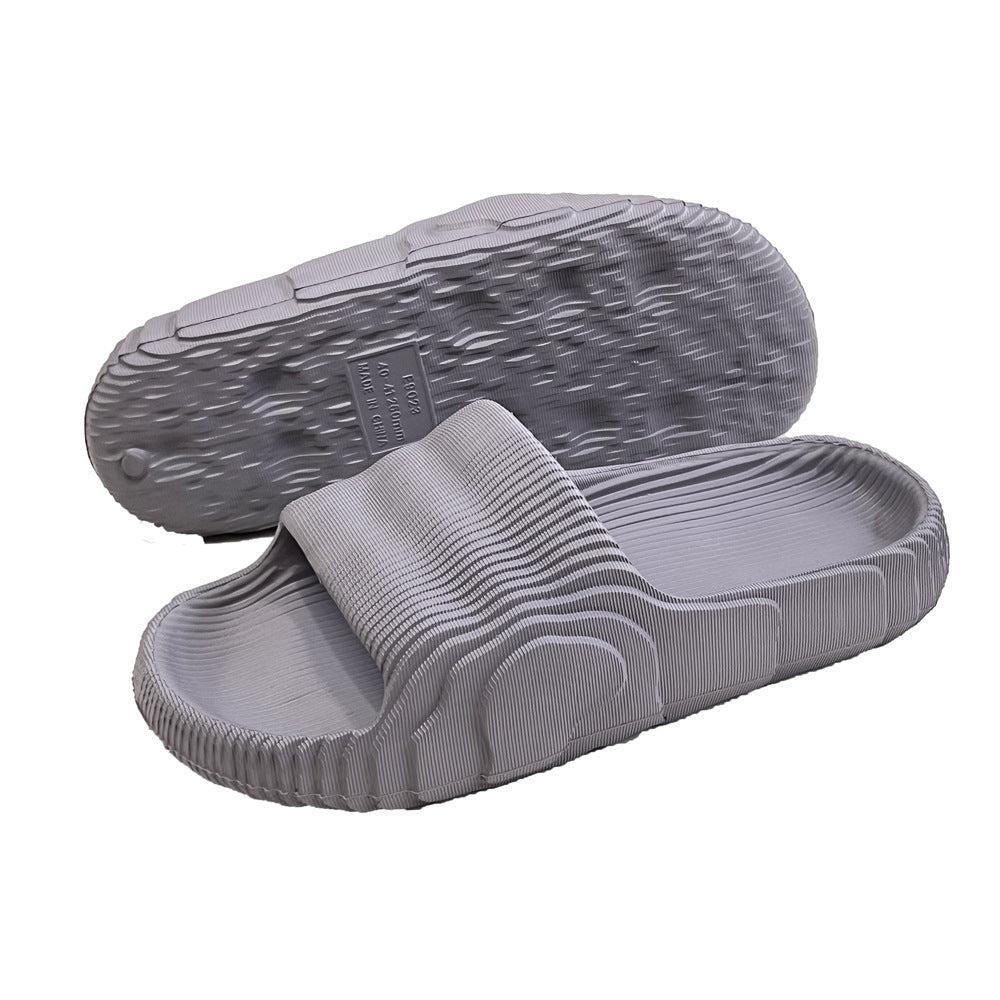 New arrival coconut slippers for women, kanye's same style sandals for men, trendyoutwear flip-flops, color logo, thick sole men's slippers