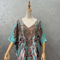 supply of african women's digital printing looseplus size bat shirt abaya special price