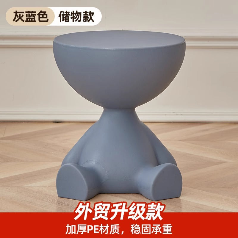 Creative bedside table for home, sofa side table, storage rack, bedroom balcony mobile mini table, small apartment coffee table