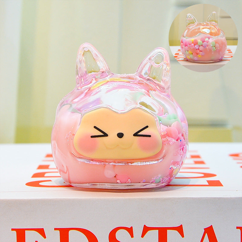 oversized three-dimensional quicksand KIKI shopping mall blind box figure desktop ornament car pendant DIY jewelry accessories