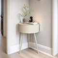 Scandinavian small round table coffee table sofa side table balcony bedroom casual rental room living room simple round small coffee table