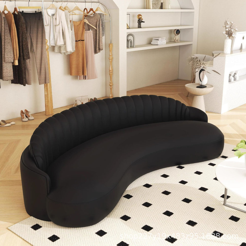 Milo b&b clothing store curved creative casual rest area curved round lobby reception negotiation sofa combination
