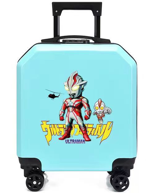 Cross-border 18-inch children's suitcase, student trolley case can be customized LOGO pattern cartoon gift box manufacturer wholesale
