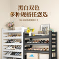 Household steel shoe rack floor-standing multi-layer storage rack simple storage rack entrance entrance door large-capacity shoe cabinet