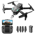 S128 three-sided obstacle avoidance drone with dual hd cameras, aerial photography quadcopter, mini altitude hold remote control aircraft