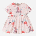 Girls' summer dress: new short-sleeve sweet & stylish princess dress for baby girls, toddler & little girl summer collection