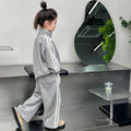 Girls' activewear set - autumn  new collection: stylish and trendy children's clothing, chic kids' spring/autumn sweatshirt and sweatpants two-piece set