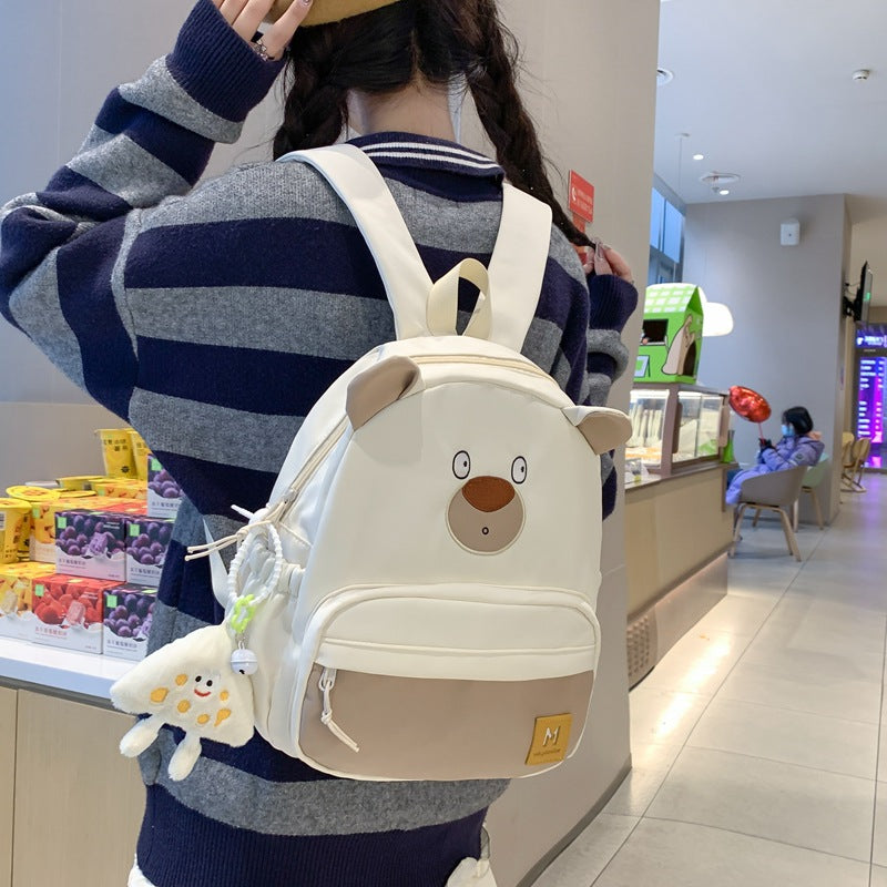 New cute middle and high school students backpack trendy casual large capacity fashion backpack Valentine's Day birthday gift