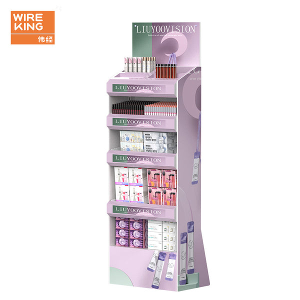 Laitu Customized Makeup Display Rack Skin Care Product Display Rack Brand Beauty Product Display Rack Display Cabinet