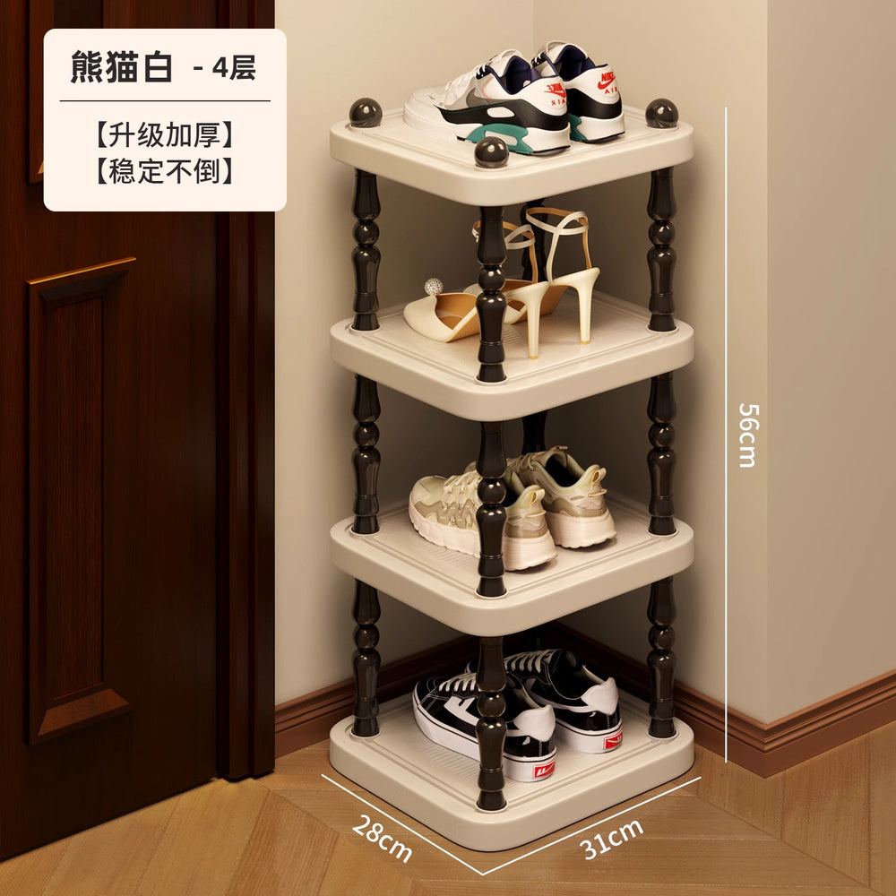 Shoe rack for home door multi-layer shoe cabinet simple storage rack rental room dormitory entrance door shoe storage handy gadget