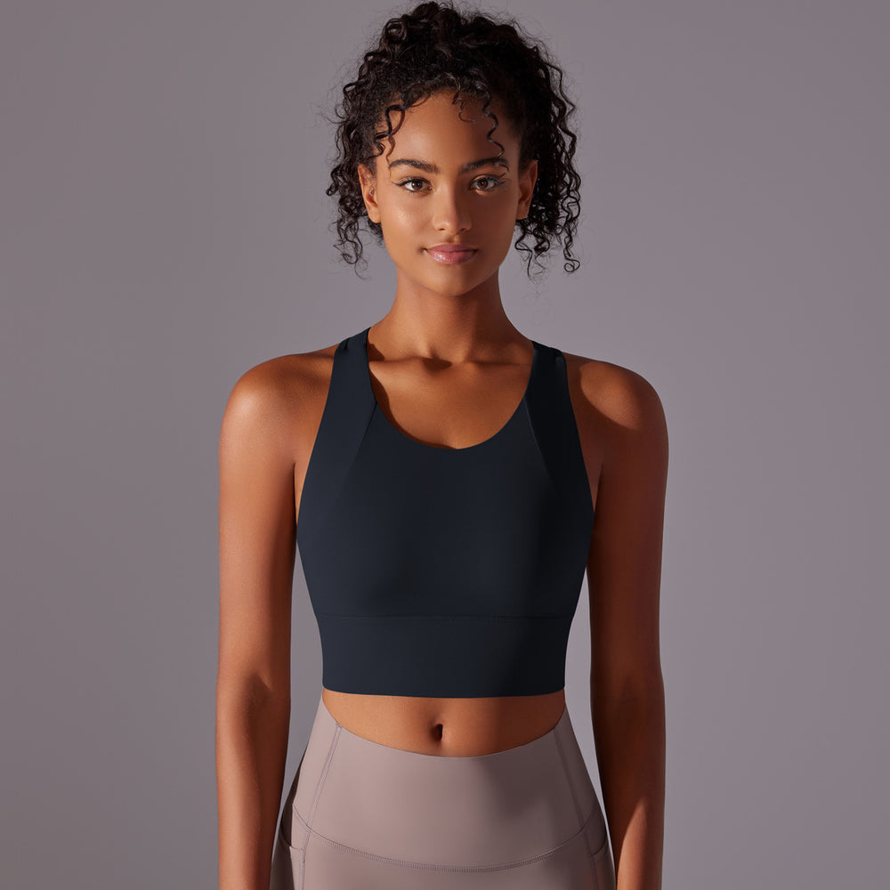 Fixed cup all-in-one sports vest julu curve sports intimates slimming look beautiful back fitness yoga wear bra for women