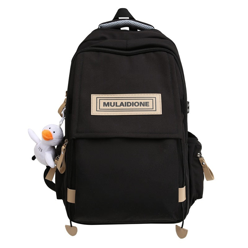 New large-capacity backpack, male and female college students with the same schoolbag, junior high school high school students travel business computer backpack