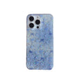 Suitable for iphone17promax blue butterfly flower mobile phone case glue glitter apple 16 anti-fall protective cover