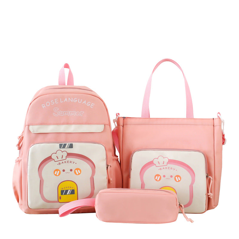 School bag male new primary school students tutoring bag large capacity primary and secondary school backpack cute cartoon children backpack