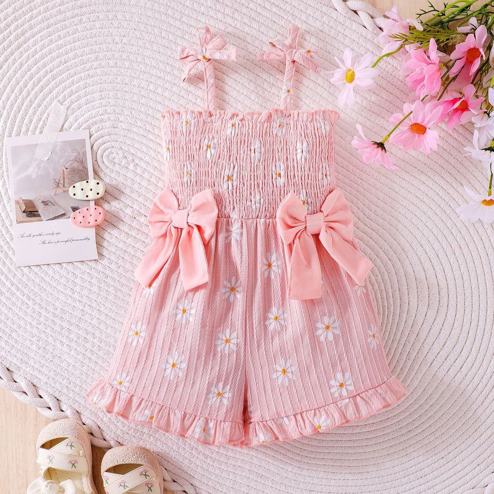 Children's clothing cross-border european and american girl suspender one-piece pants baby children's clothing suit