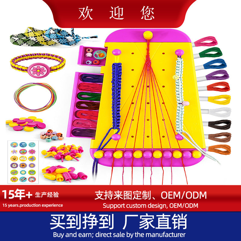 children's bracelet box braided rope diy friendship rope toy girls educational handmade gift beading amazon
