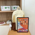 Schoolbag daily travel spring outing travel pure colorpatchwork kindergarten backpack abrasion resistantwaterproof lightweight backpack