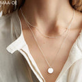 Stacking necklace for women, versatile, non-fading stainless steel pendant necklace, clavicle chain, niche versatile jewelry