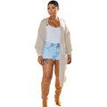 European and american style women's sweater cardigan - new autumn/winter casual letter embroidery long sleeve open front top -  cross-border fashion