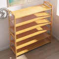 Nanzhu shoe rack simple multi-layer economical for home door dormitory living room solid wood storage rack small shoe cabinet