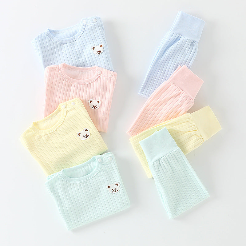 Kids' 100% cotton underwear set - baby thermal underwear, base layer, pajamas for boys and girls, ages 0-3 years