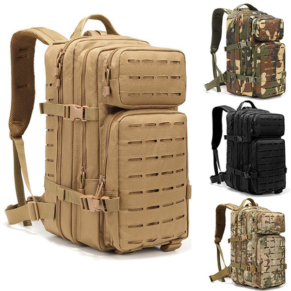 Tactical 3P Backpack Camouflage Backpack, Waterproof Laser Cut Backpack Multifunctional Outdoor Sports Bag Mountaineering Bag