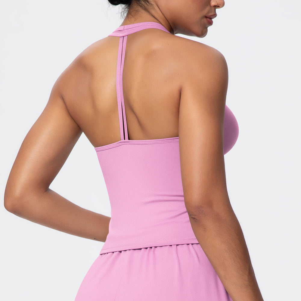 New arrival: solid color brushed microfiber breathable high-stretch yoga set - 3-piece workout outfit for running, fitness, and yoga