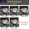 Sofa bed foldable dual-purpose pull-out multi-functional modern for home small apartment double slot living room technology cloth sofa