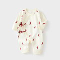 Babibele newborn onesie - 100% cotton baby romper, seamless bodysuit, newborn monk suit, baby spring/autumn harem pants