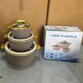 hot-selling factory direct sales fresh-keeping lunch box thermal insulation bucket golden handle high-end stainless steel thermal insulation pot three-piece combination